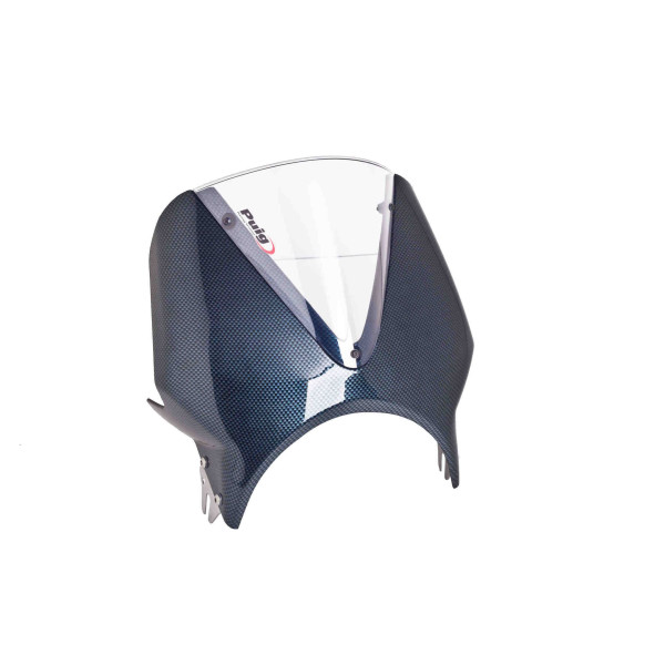 Puig Puig vision screen | carbon look fairing/clear screen | triumph thruxton 1200 2016>2019